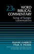 Song of Songs and Lamentations, Volume... - Bild 1