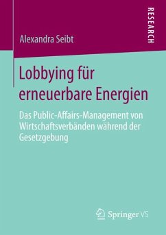 Lobbying für erneuerbare Energien (eBook, PDF) - Seibt, Alexandra