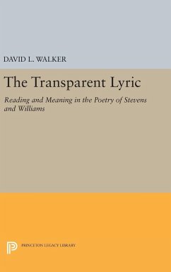 The Transparent Lyric - Walker, David L.