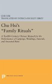 Chu Hsi's Family Rituals