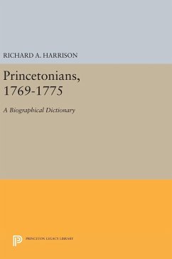 Princetonians, 1769-1775 - Harrison, Richard A.