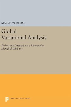 Global Variational Analysis - Morse, Marston