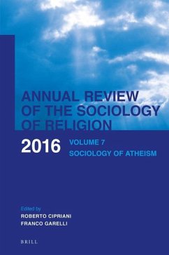 Annual Review of the Sociology of Religion. Volume 7 (2016)