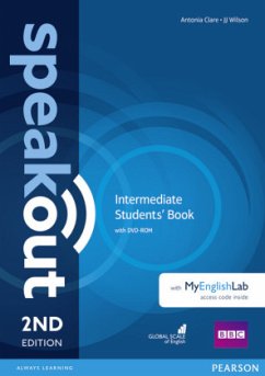 Cover Students' Book with DVD-ROM and MyEnglishLab / Speakout Intermediate 2nd edition