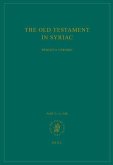 The Old Testament in Syriac According to the Peshiṭta Version, Part II Fasc. 1a. Job