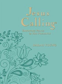 Jesus Calling, Large Text Teal Leathersoft, with Full Scriptures - Young, Sarah