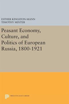 Peasant Economy, Culture, and Politics of European Russia, 1800-1921