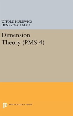 Dimension Theory (PMS-4), Volume 4 - Hurewicz, Witold; Wallman, Henry
