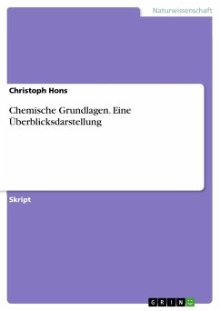 Chemische Grundlagen. Eine Überblicksdarstellung - Hons, Christoph