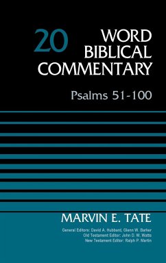 Psalms 51-100, Volume 20 - Tate, Marvin