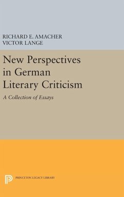 Cover New Perspectives in German Literary Criticism