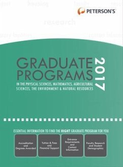 Graduate Programs in Physical Sciences, Mathematics, Agricultural Sciences, Environment & Natural Resources 2017 - Peterson's