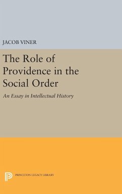 The Role of Providence in the Social Order - Viner, Jacob