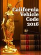 California Vehicle Code 2016 - Bild 1