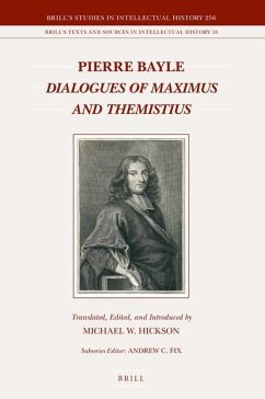 Dialogues of Maximus and Themistius - Bayle, Pierre