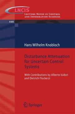 Disturbance Attenuation for Uncertain Control Systems (eBook, PDF) - Knobloch, Hans Wilhelm