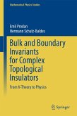 Bulk and Boundary Invariants for Complex Topological Insulators (eBook, PDF)