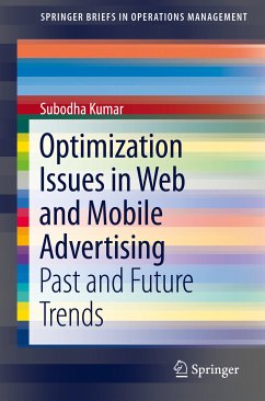 Optimization Issues in Web and Mobile Advertising (eBook, PDF) - Kumar, Subodha