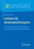 Leitfaden für Intrahospitaltransporte (eBook, PDF)
