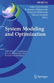 System Modeling and Optimization (eBook, PDF)