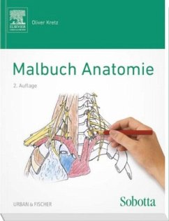 Malbuch Anatomie - Sobotta, Johannes; Kretz, Oliver