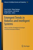 Emergent Trends in Robotics and Intelligent Systems (eBook, PDF)