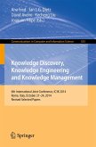 Knowledge Discovery, Knowledge Engineering and Knowledge Management (eBook, PDF)