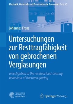 Untersuchungen zur Resttragfähigkeit von gebrochenen Verglasungen (eBook, PDF) - Franz, Johannes