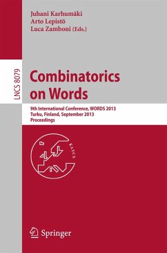 Cover Combinatorics on Words (eBook, PDF)