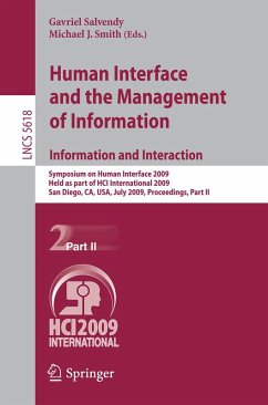 Cover Human Interface and the Management of Information. Information and Interaction (eBook, PDF)