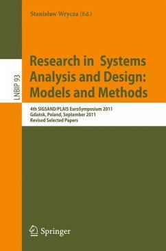 Research in Systems Analysis and Design: Models and Methods (eBook, PDF)