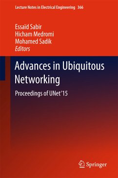 Advances in Ubiquitous Networking (eBook, PDF)