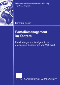Portfoliomanagement im Konzern (eBook, PDF) - Resch, Bernhard