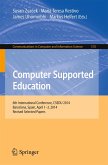 Computer Supported Education (eBook, PDF)