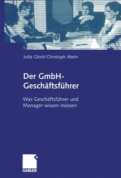 Der GmbH-Geschäftsführer (eBook, PDF) - Glock, Jutta; Abeln, Christoph