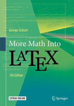 More Math Into LaTeX (eBook, PDF) - Grätzer, George