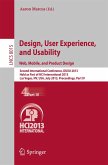 Design, User Experience, and Usability: Web, Mobile, and Product Design (eBook, PDF)