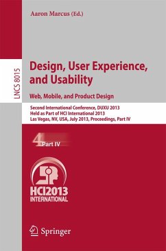 Design, User Experience, and Usability: Web, Mobile, and Product Design (eBook, PDF)