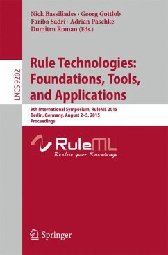 Rule Technologies: Foundations, Tools, and Applications (eBook, PDF)