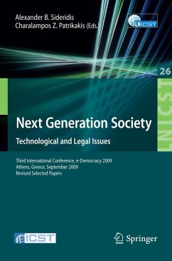 Cover Next Generation Society Technological and Legal Issues (eBook, PDF)