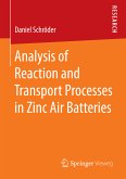 Analysis of Reaction and Transport Processes in Zinc Air Batteries (eBook, PDF)