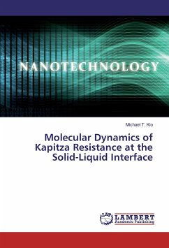 Molecular Dynamics of Kapitza Resistance at the Solid-Liquid Interface