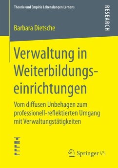 Verwaltung in Weiterbildungseinrichtungen (eBook, PDF) - Dietsche, Barbara