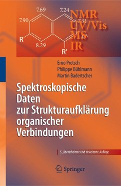 Spektroskopische Daten zur Strukturaufklärung organischer Verbindungen (eBook, PDF) - Pretsch, Ernö; Bühlmann, Philippe; Badertscher, Martin