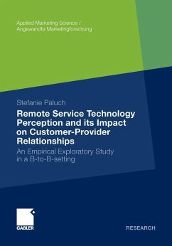 Remote Service Technology Perception and its Impact on Customer-Provider Relationships (eBook, PDF) - Paluch, Stefanie