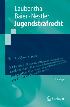 Jugendstrafrecht (eBook, PDF) - Laubenthal, Klaus; Baier, Helmut; Nestler, Nina