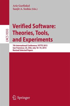 Verified Software: Theories, Tools, and Experiments (eBook, PDF)