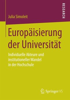 Europäisierung der Universität (eBook, PDF) - Simoleit, Julia