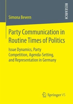 Party Communication in Routine Times of Politics (eBook, PDF) - Bevern, Simona