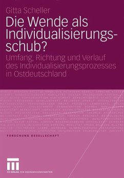 Die Wende als Individualisierungsschub? (eBook, PDF) - Scheller, Gitta